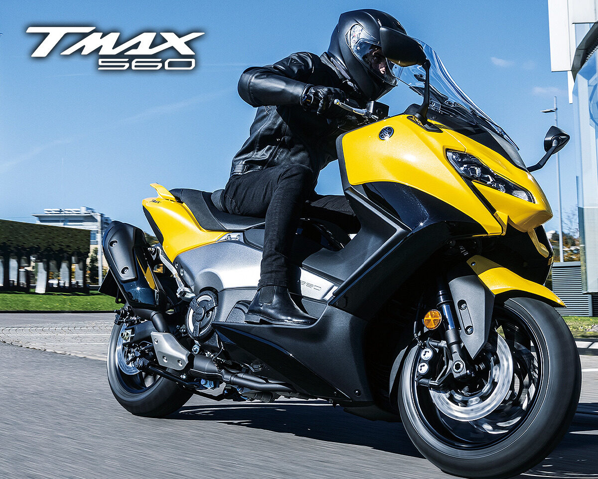 オートマチック・スーパースポーツ、再び。「TMAX560 TECH MAX ABS」「TMAX560 ABS」2022年モデル発売～バネ下重量低減を図る軽量ホイール、ナビ機能に対応するTFTメーター採用～