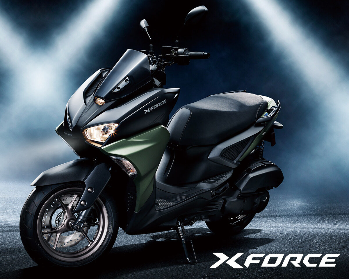 軽二輪スクーター「X FORCE ABS」新発売～コネクテッド機能を搭載するスポーティで斬新なスタイルのスクーター～